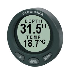 Lowrance lst-3800 in-dash digital depth & temp guage w/tm transducerpart# 47-9