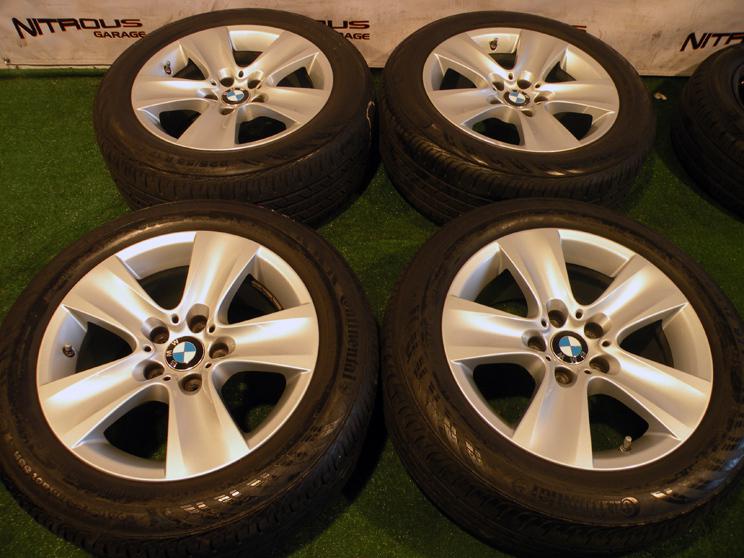 17" bmw factory f10 5 series wheels oem continental tires rft 528i 535i f11 x3