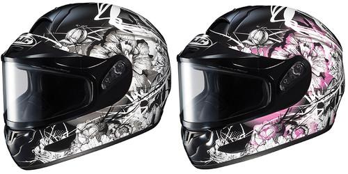 Hjc cl-16 virgo full face snow helmet with dual pane shield
