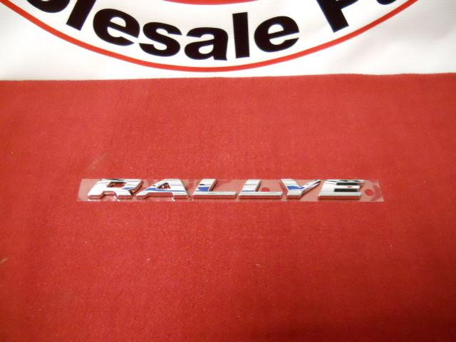 Dodge dart 2012-2013 rear decklid rallye emblem mopar oem new!