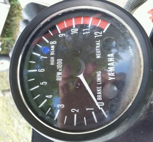 Yamaha tx500 tachometer nice condition!