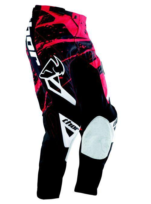 Thor 2013 youth phase splatter red mx motorcross atv pants 28 new