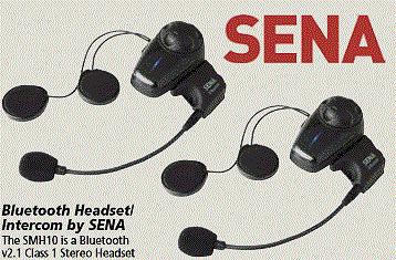 New sena smh10 bluetooth motorcycle intercom headset dual unit