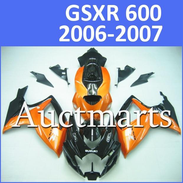 Fit suzuki gsxr 750 gsxr 600 06 07 gsx-r 2006 2007 fairing bodywork k6 d11 g67