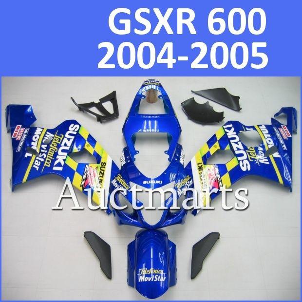 Fit suzuki 04 05 gsxr 750 gsxr 600 2004 2005 gsx-r fairing k4 bodywork d11 h11