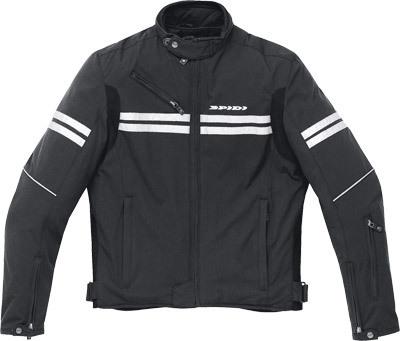 New spidi jk textile adult textile jacket, black/ice, 2xl/xxl