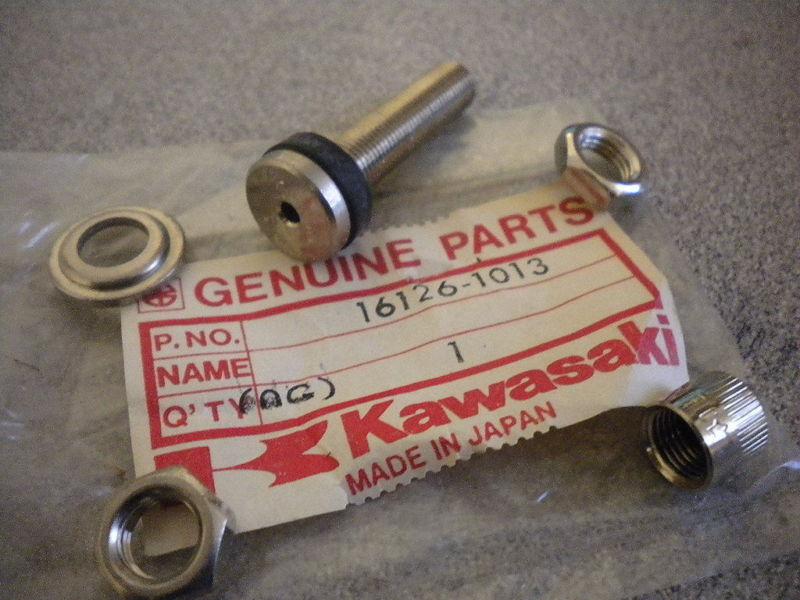 Nos kawasaki oem tire valve assembly 1979-1991 kz1000 1984-1985 zx900 16126-1013