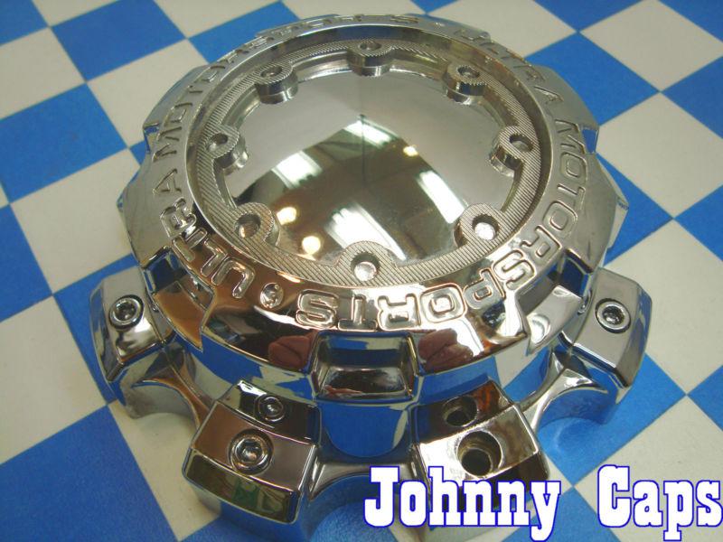 Ultra motorsports wheels center cap #89-9879 chrome custom wheel center caps (1)