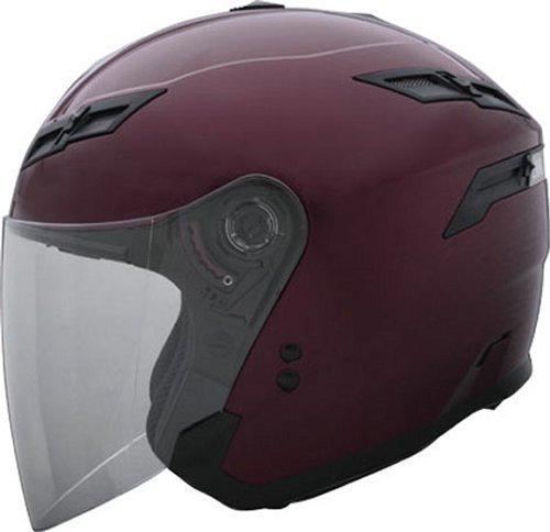 Gmax gm67 open face helmet wine red xxl/xx-large