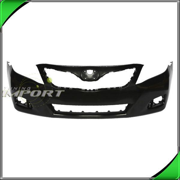 10-11 toyota camry front bumper fascia cover raw matte black plastic non-primed