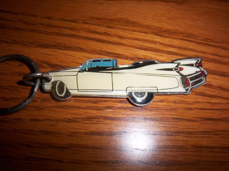 Vintage 1959 59 cadillac car keychain 