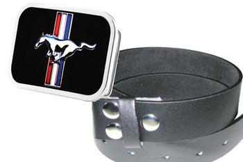 Mustang tri-bar belt buckle- belt not included