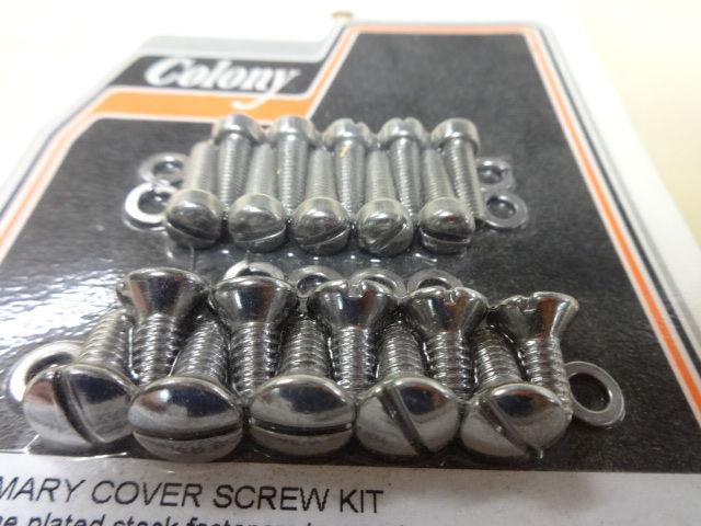 Harley 1936-1964 big twin  primary cover screw kit