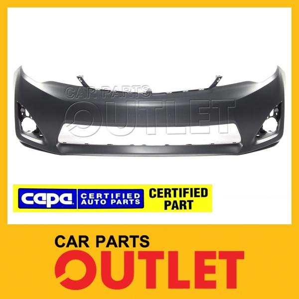 2012-2013 toyota camry front bumper cover new to1000378c primered capa le hybrid