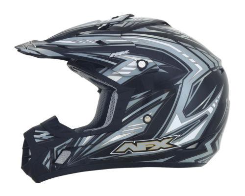 Afx fx-17 factor mx offroad helmet gloss black multi