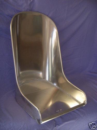 16" aluminum hot rod bomber seat - hunt's seats - oem - made in usa