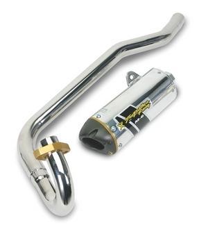 Two brothers racing m6 exhaust full system aluminum for honda xr50r crf50f 00-10
