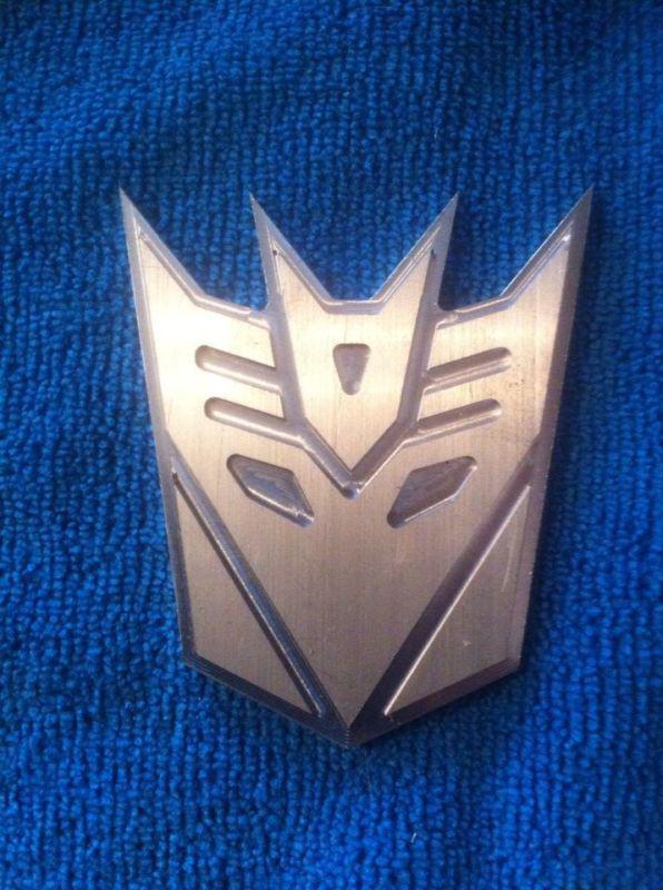 Decepticon transformers fender emblems hot rod musclecar cnc mustang camaro 
