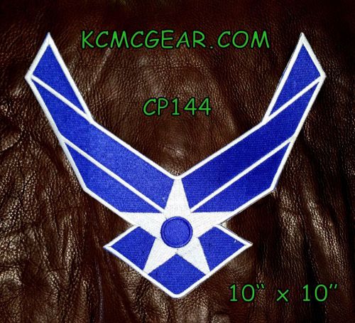 Air force wings iron and sew on center patch for biker jacket vest cp144sk