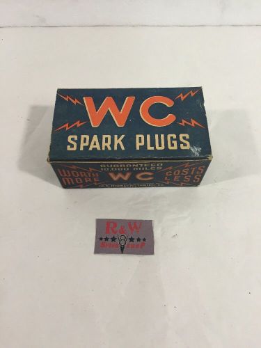 Original vintage wc firestone spark plugs wwii rebuilt 14mm hot rat rod