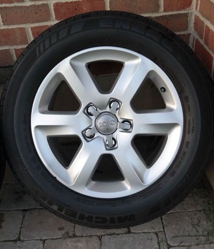 Audi q7 oem wheels set of 4 with tires and centercaps