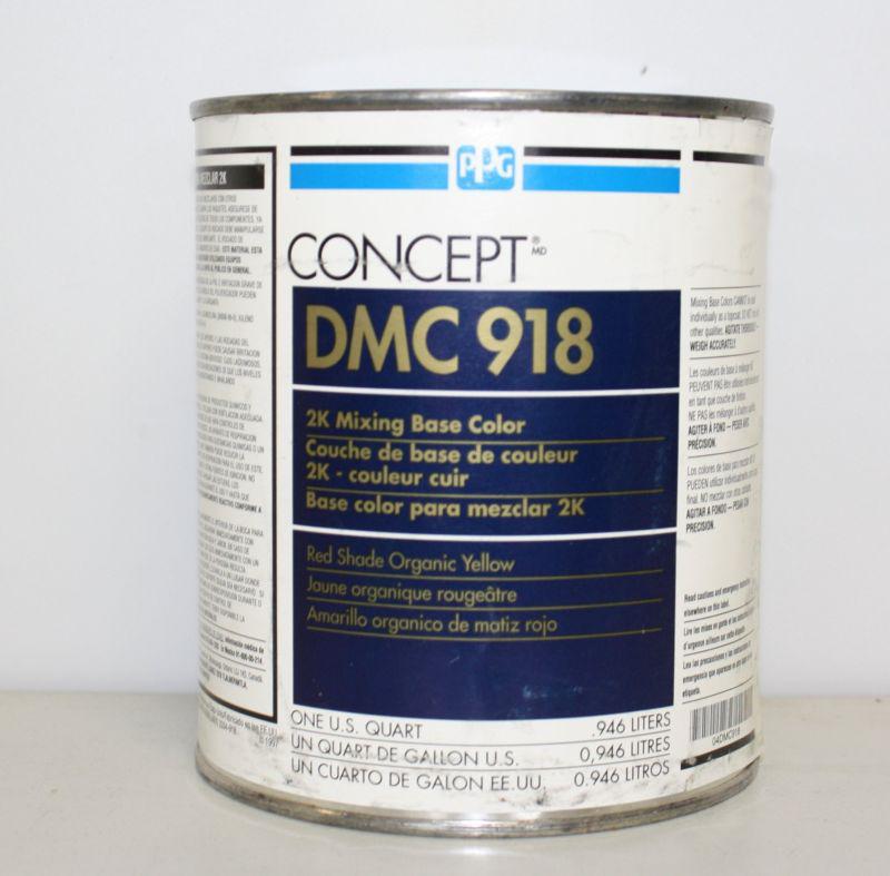 Ppg concept dmc 918 red shade organic yellow 2k mixing base toner paint toner qt