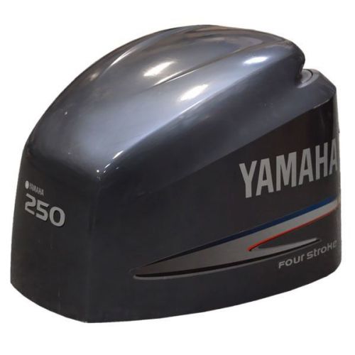 Yamaha four stroke 250 hp marine outboard boat engine hood top cowling cover
