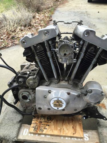 82 hd sportster motor xlh  xlch 1000cc ironhead engine! other parts avail