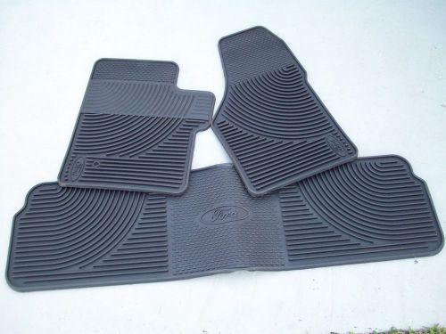 2007 2008 2009 ford f250 350 all weather floor mats black 3 piece set