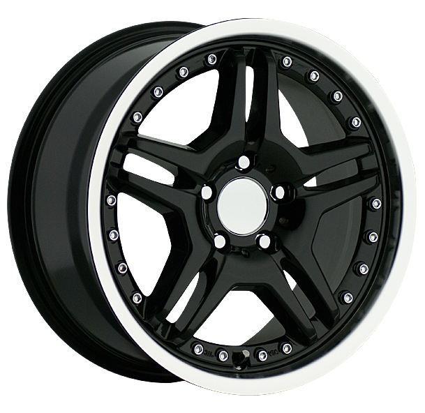 18" x 9" gloss black replica m05 5x112 phaeton a4 a6 a5 a8 c350 s430 rims wheels