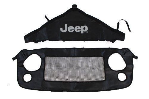 Genuine jeep accessories 82210318ab front end cover black with jeep logo