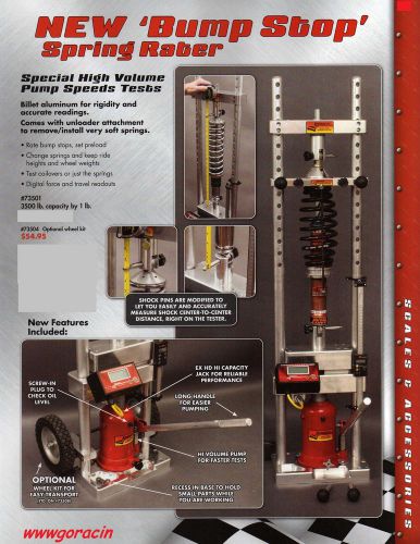 Longacre racing electronic bump stop coil spring tester,3500 lb capacity,73501 -