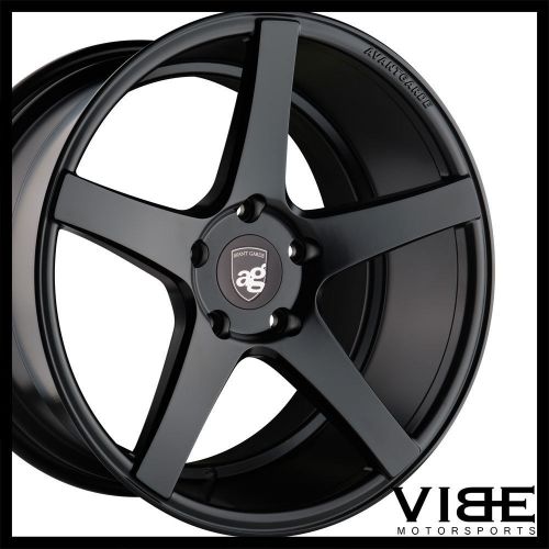 19&#034; avant garde m550 black concave wheels rims fits porsche 996 911 carrera 4