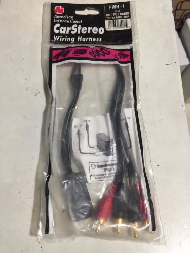 American international fwh1 wiring harness ford/lincoln aftermarket radios