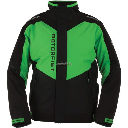 2017 motorfist clutch jacket-black/green