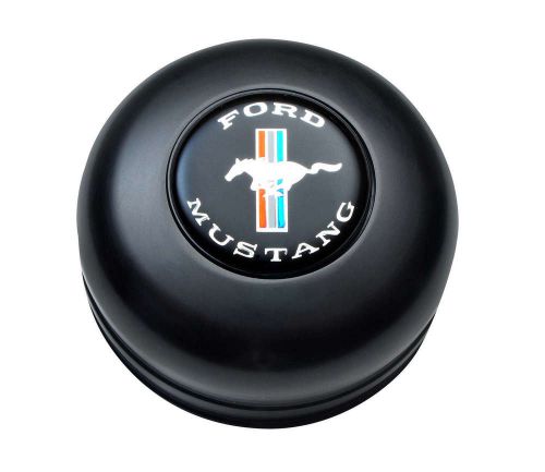 Gt performance products gt3 horn button ford mustang logo polished p/n 21-1025