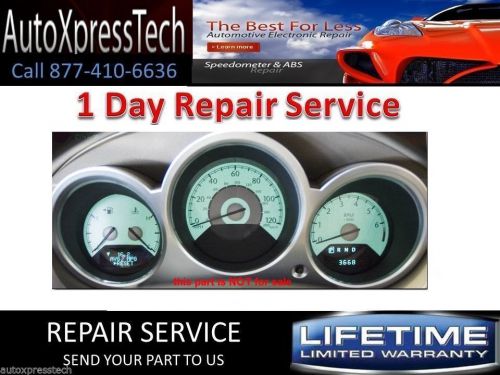 2006 chrysler sebring el backlight gauge cluster repair service lighting repair!