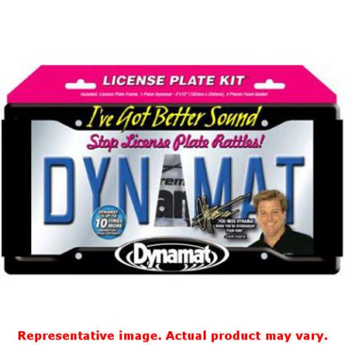 Dynamat 19100 dynamat license plate kit 4&#034; x 10&#034; fits:universal 0 - 0 non appli