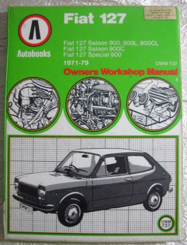 Vintage autobooks - owners workshop manual - fiat 127 series 1971-79