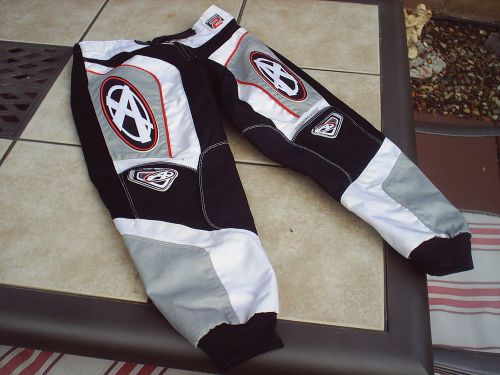 Answer motorcycle/biking pants team 2 - black grey white red  - size 26