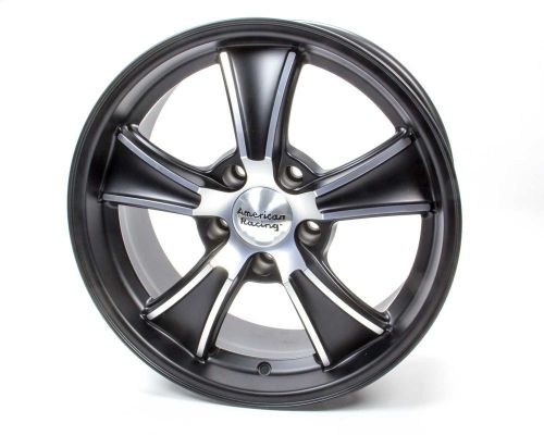 American racing wheels black 5x4.75 18x8 in blvd wheel p/n vn80578034700