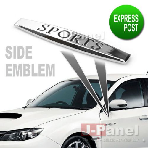 Metal chrome side fender emblem badge fit for all bmw sports car use exterior