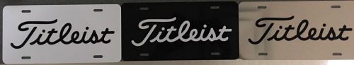 Titleist license plate