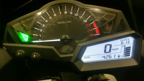 Kawasaki 11-15 ex300 ex 300 speedometer gauges cluster speedo 2014 - 4,xxx
