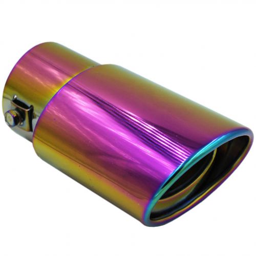 Special fits mazda 3 rainbow color exhaust tail muffler tip pipe