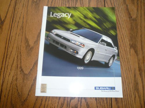1999 subaru legacy sales brochure