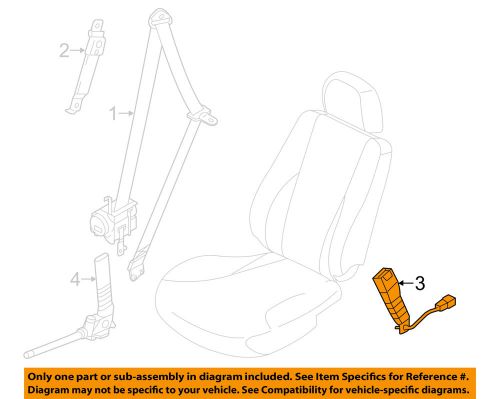 Hyundai oem 11-15 tucson front seat belts-buckle left 888302s501mbs