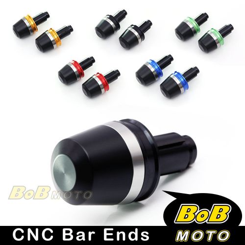 Cnc black bar ends plugs for ducati monster 1100 s/evo 2009-2013 10 11 12