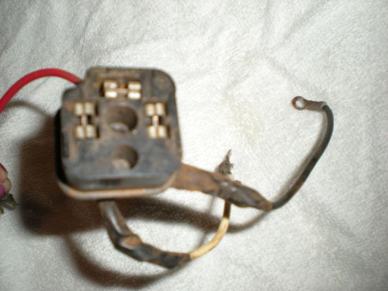 Vintage harley davidson headlight bulb socket brakelight oem part