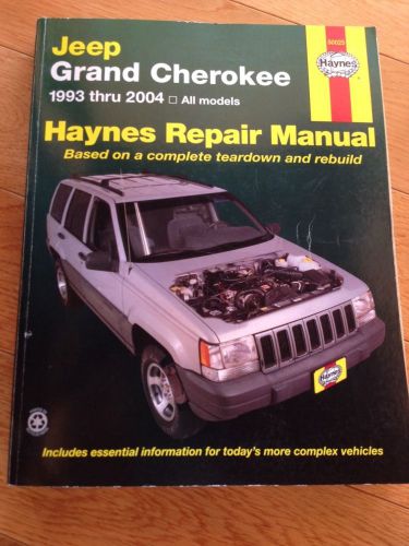 Haynes repair manual 50025 jeep grand cherokee 1993-2004